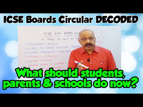 Download MP3 What does the ICSE Council circular on Board Exams 2021 mean for students? Should you move on?