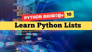Python Lists for Beginners Python Malayalam Tutorial