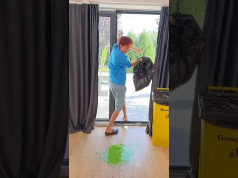 Taking out the Trash Went Wrong! 😂🤢🗑️