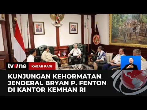 Berkunjung ke Kemhan, Komandan Koopsus AS Bahas Penguatan Kemitraan dengan Prabowo