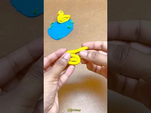 DIY Clay Ducks with Dudi Dudi Dum 🐣 #shorts #diy #dudidudidam