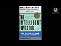 The Intelligent Investor Summary Part - 1