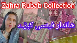 latest zahra rubab fabulous collection pakistani famous party wear