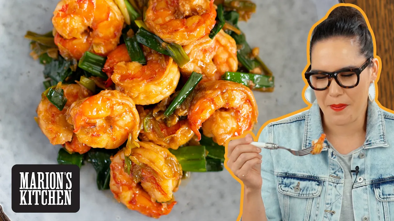 Sooooo BUTTERY Garlic Shrimp & introducing my little baby Henry 👶| #WithMe | Marion's Kitchen