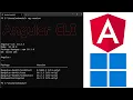 How to install Angular 16 on Windows 11 Angular CLI