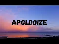 Download Lagu Timbaland - Apologize ft. OneRepublics