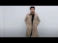 Burberry Kensington Classic Trench Coat - Close Up and Sizing Guide