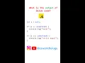 strict equality vs equality in JavaScript