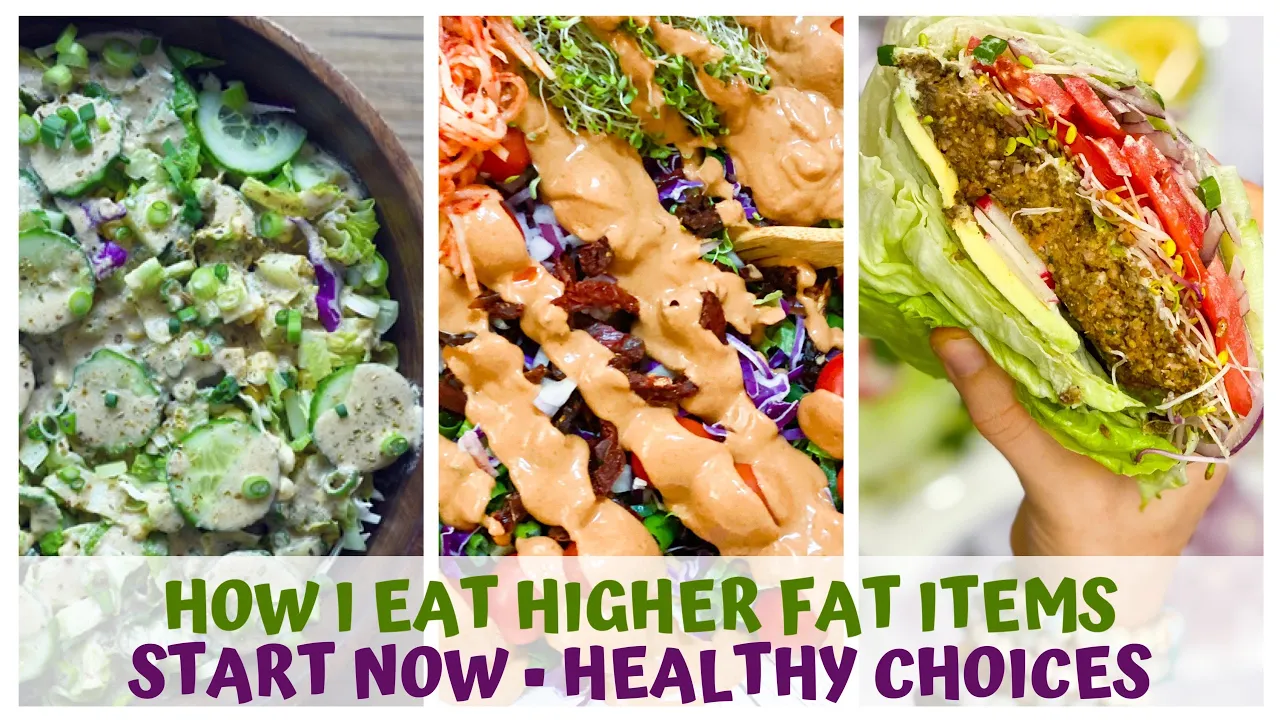 HOW I ENJOY HIGHER FAT ITEMS  START NOW  RAW VEGAN  HEALTHY FOOD