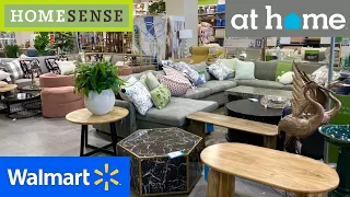AT HOME HOME SENSE WALMART FURNITURE SOFAS CHAIRS TABLES SHOP WITH ME SHOPPING STORE WALK THROUGH