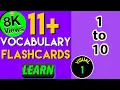 11 Plus Vocabulary Flashcards 11 plus Vocabulary List 11 plus english vocabulary