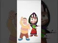 Jihan β€οΈmasha face added π€£π€£#shortvideo #ytshorts #art #funny #masha