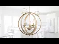 LNC HOME 3-light Orb Chandeliers Installation Introduction