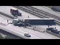 Accident involving 18 wheeler shuts down I-45 near
