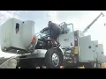 One piece windshield removal for peterbilt
