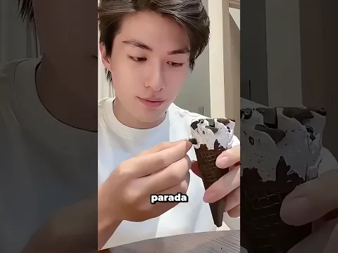 No puedo comer helado tranquilo 😳