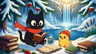 Snowy Study Corner Warm Lofi Beats For Study Peace 