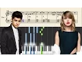 Taylor Swift \u0026 Zayn - I Don't Wanna Live Forever - Piano Tutorial + SHEETS