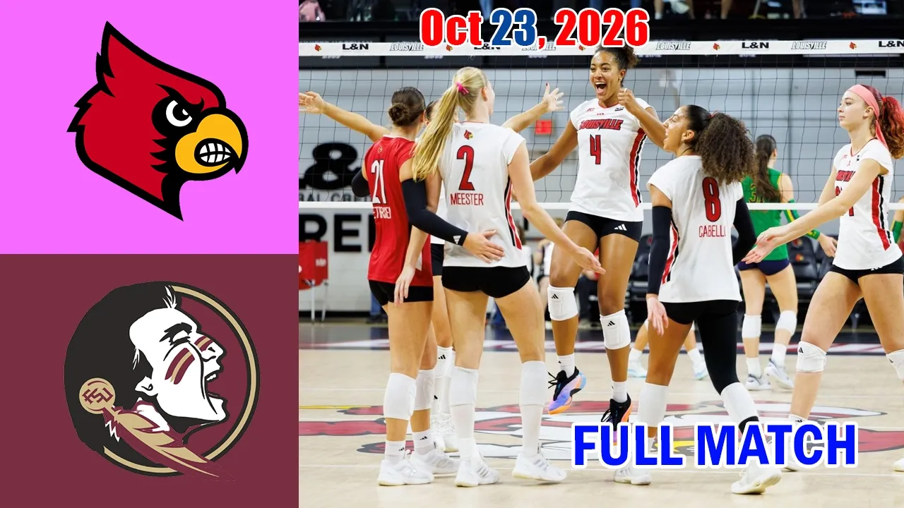 Louisville vs Florida St Oct 23, 2026 FULL MATCH | NCAA Women's Volleyball