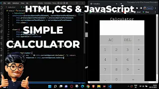 Coding a Calculator App using HTML CSS JavaScript ASMR Programming - No Talking