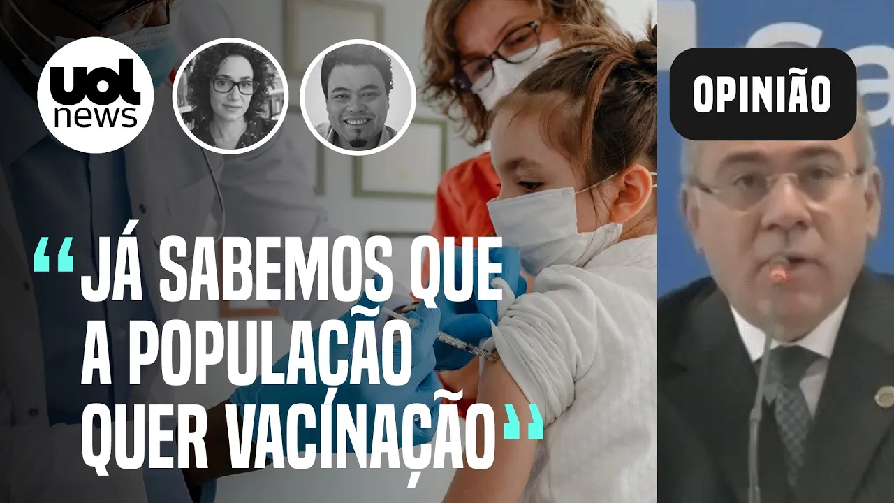Vacinação infantil: Consulta pública não deu certo; Queiroga baixou o tom, diz Trevisan