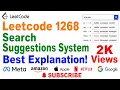LeetCode 1268 Search Suggestions System - Google Amazon Apple Interview Question Solved