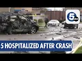 2 critically injured 3 stable after multi-vehicle crash at West 150th Lorain