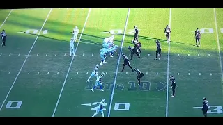 Flank speed option out of empty TE arc block
