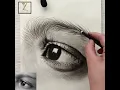Realistic Eye Eyebrow Drawing Tutorial Easy Charcoal Step-by-Step for Beginners