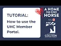Tutorial Using the UHC Member Portal Area