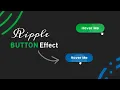 Button Ripple effect using HTML CSS Only