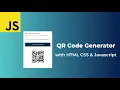 QR Code Generator with HTML CSS Javascript