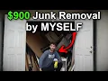 This Condo paid me 900 to clean this OVERRUN Trash Room by myself
