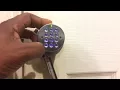 How To Set Passage Code On Digital Electronic Code Door Lock Round Knob Turbolock YL-99 Video