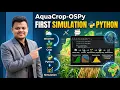 Getting Started with AquaCrop-OSPy Run Your First Crop Simulation in Python Beginner Tutorial