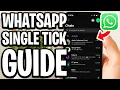What The WhatsApp Single Tick Only Means - Full Guide