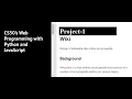 Project-1 Wiki 2020 CS50 Web Programming with Python and JavaScript