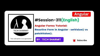 Angular Reactive Forms Tutorial in English setValue vs patchValue Difference Explained Ep-311