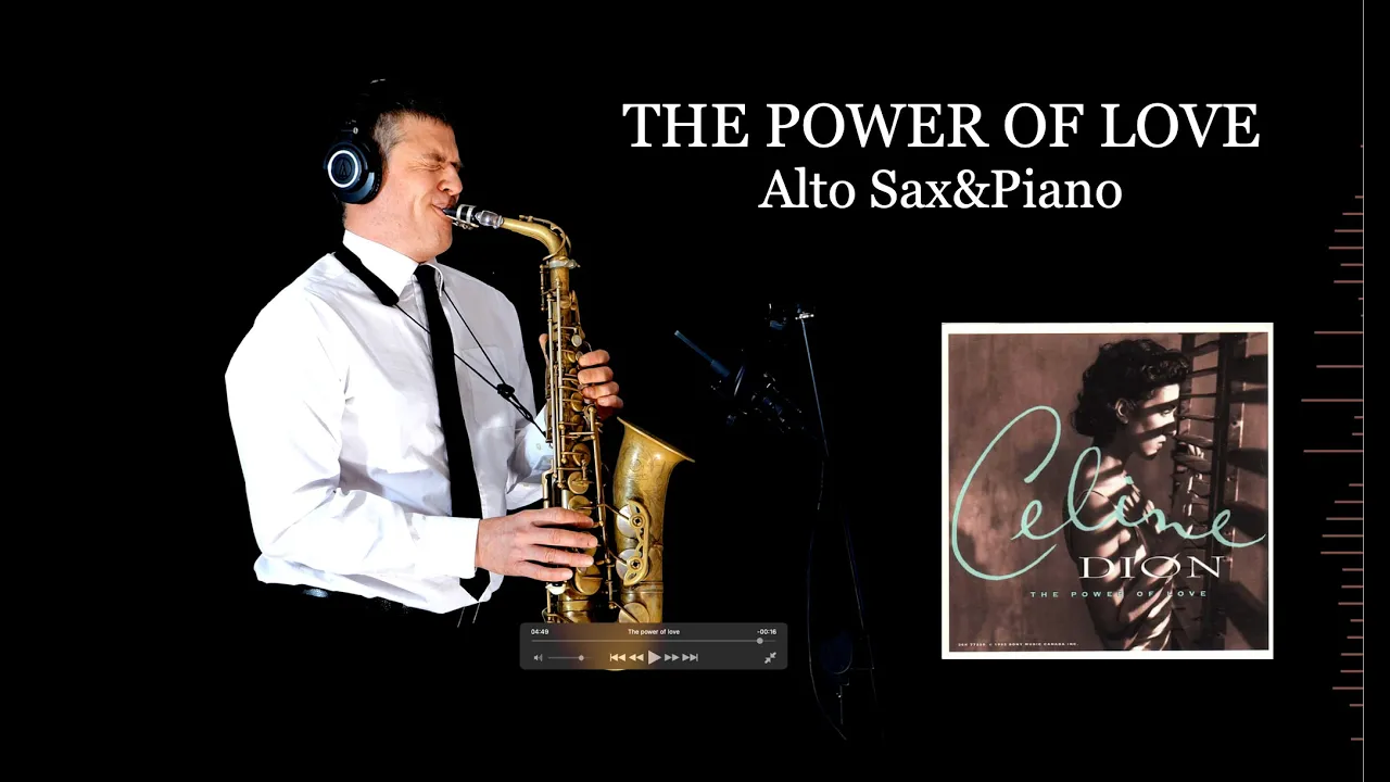 THE POWER OF LOVE - Celine Dion - Alto Sax&Piano - Free score