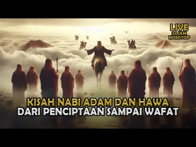 Download MP3 Kisah Nabi Adam Dan Hawa, Dari Penciptaan Sampai Wafat | Sejarah Islam | Full Live 24 jam
