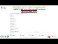 GATE CS 2015 Set 2 - Question 39 GATE CS Solutions GATE CS PYQs Compiler Design