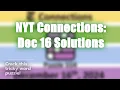 NYT Connections Secrets Revealed