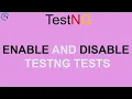 Enable and DisableTests in TestNG