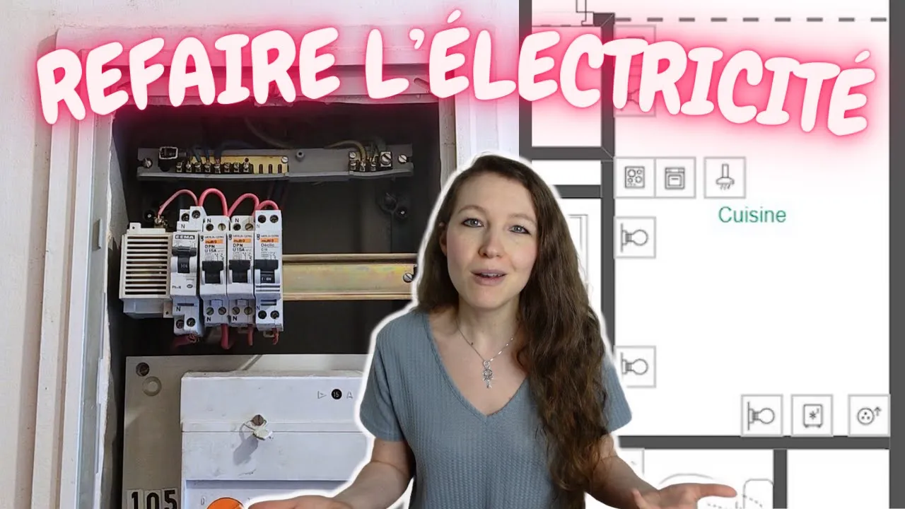 Refaire l’électricité d’un studio : prises, cuisine et tableau