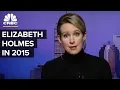 Theranos CEO Elizabeth Holmes Firing Back At Doubters Mad Money CNBC