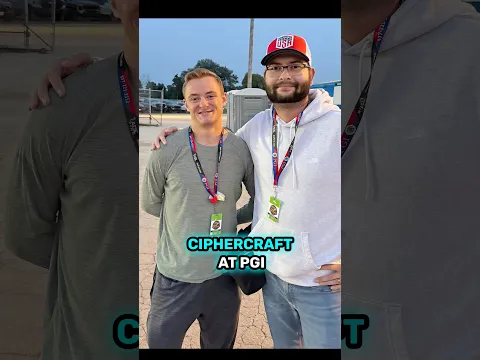 So I met @ciphercraft6176  at #PGI 2026 and this is what he did…