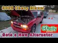 2002 Chevy Blazer gets a new O Reilly Alternator