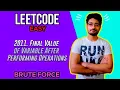 2011 Final Value of Variable After Performing Operations LEETCODE EASY