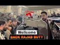 Lagu rajab butt krachi to back lahore and all rajab family in lahore airport