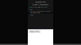 Add Event Listener in JavaScript